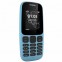 Nokia 105 Single SIM Mobile Phone UNLOCKED Blue Color with FREE SIM